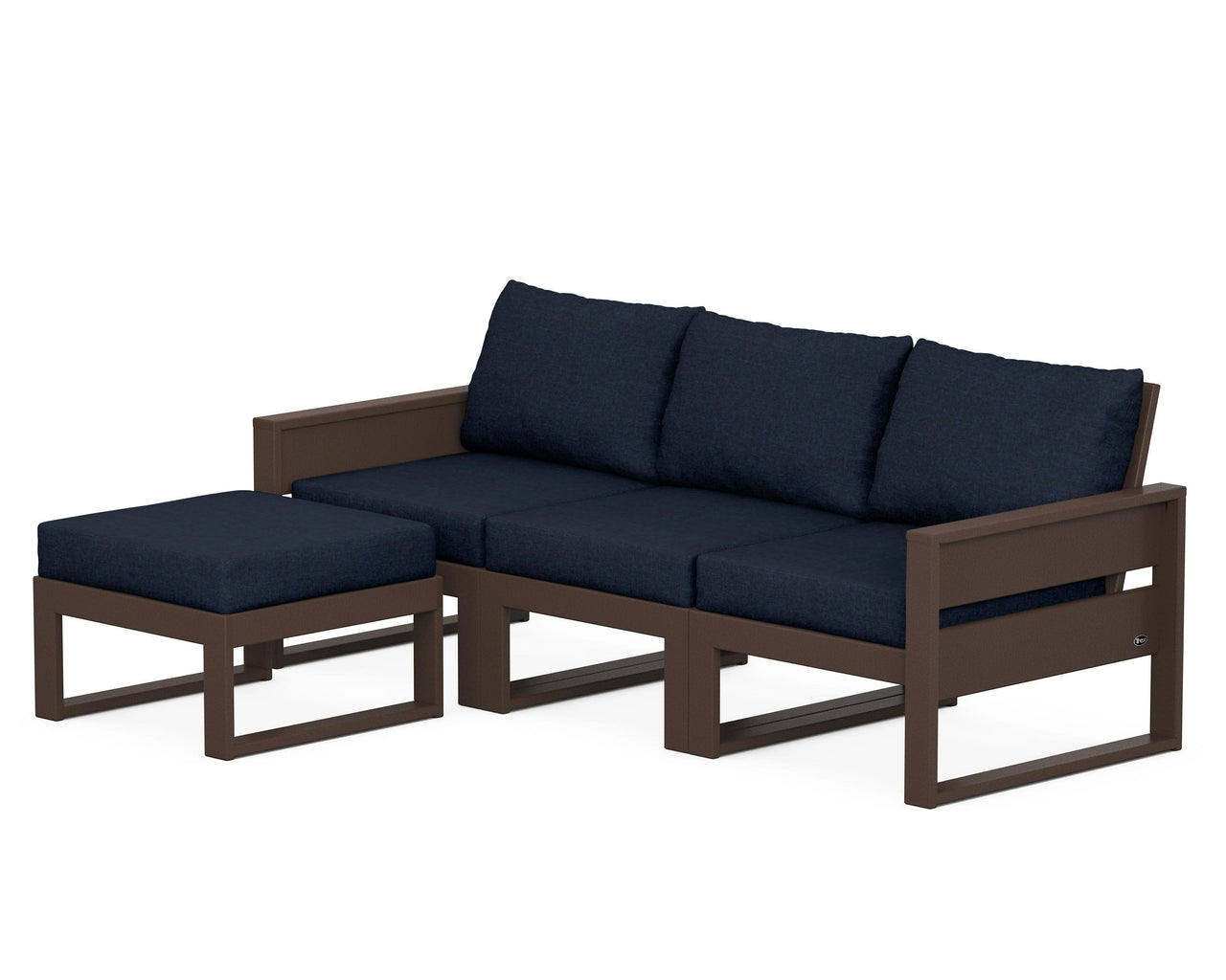Trex Eastport 4- Piece Sectional with Ottoman