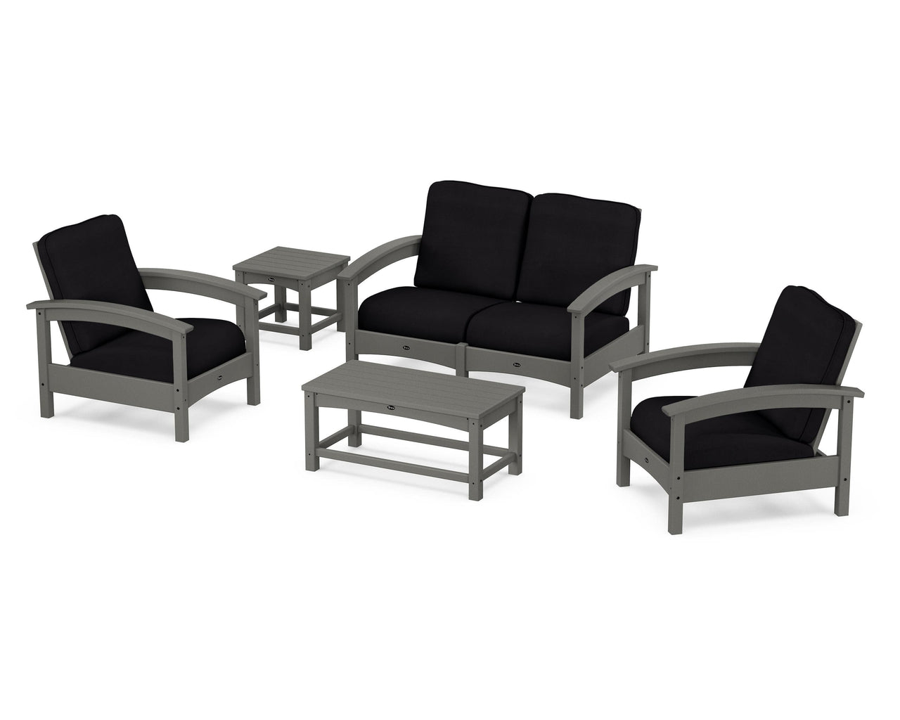 Trex Rockport Club 6-Piece Deep Seating Conversation Set