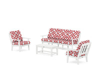 Thumbnail for Trex Cape Cod 4-Piece Deep Seating Set with Sofa