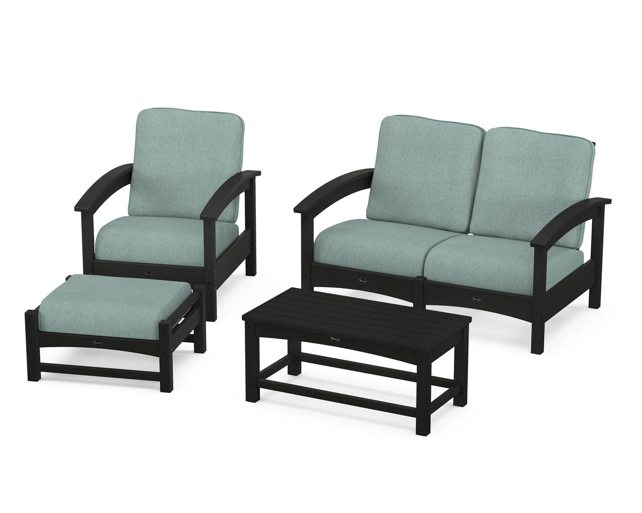 Trex Rockport 4-Piece Deep Seating Conversation Group