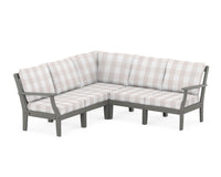Thumbnail for Trex Yacht Club Modular 5-Piece Deep Seating Set