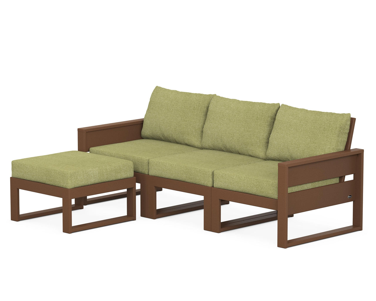 Trex Eastport 4- Piece Sectional with Ottoman