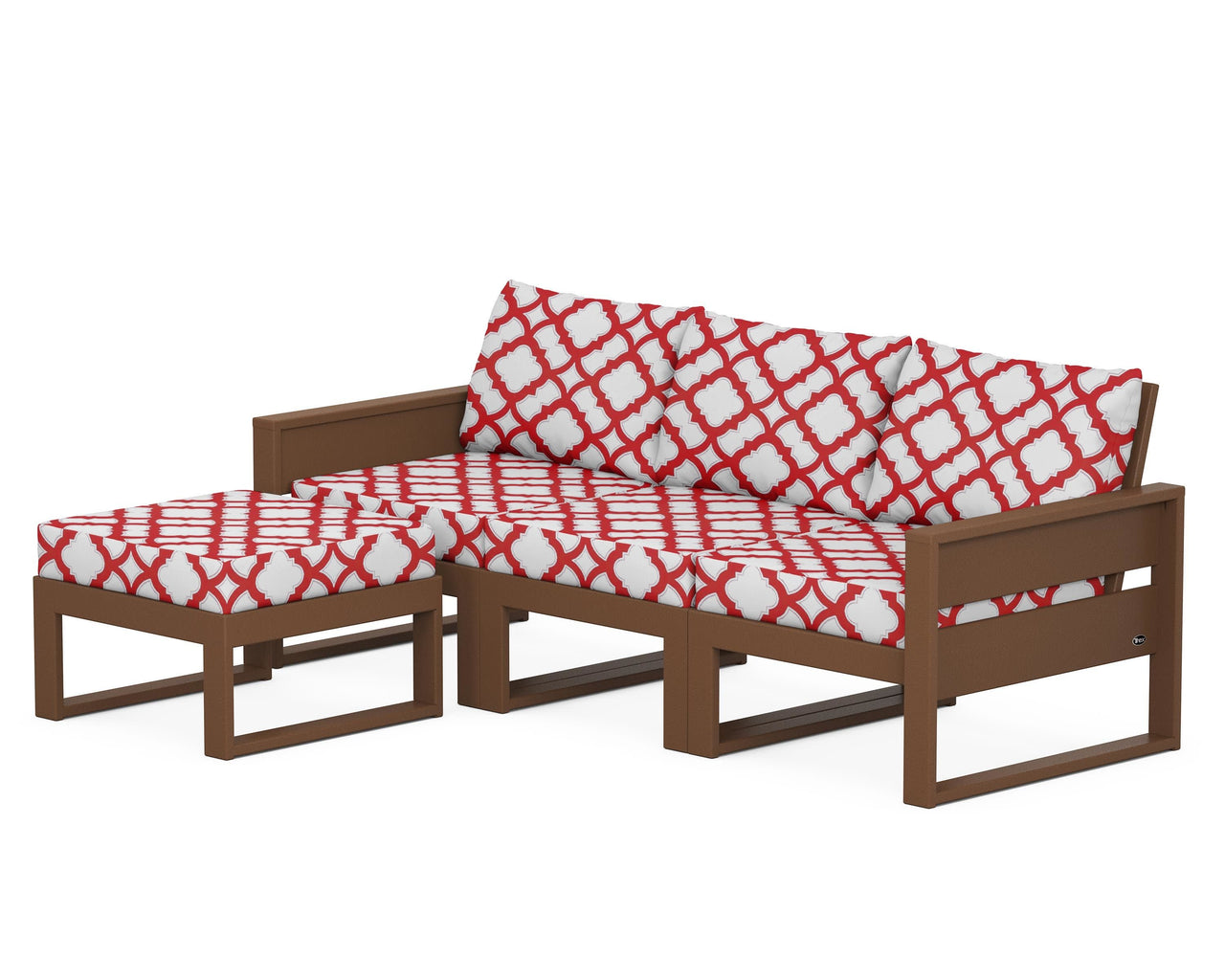 Trex Eastport 4- Piece Sectional with Ottoman