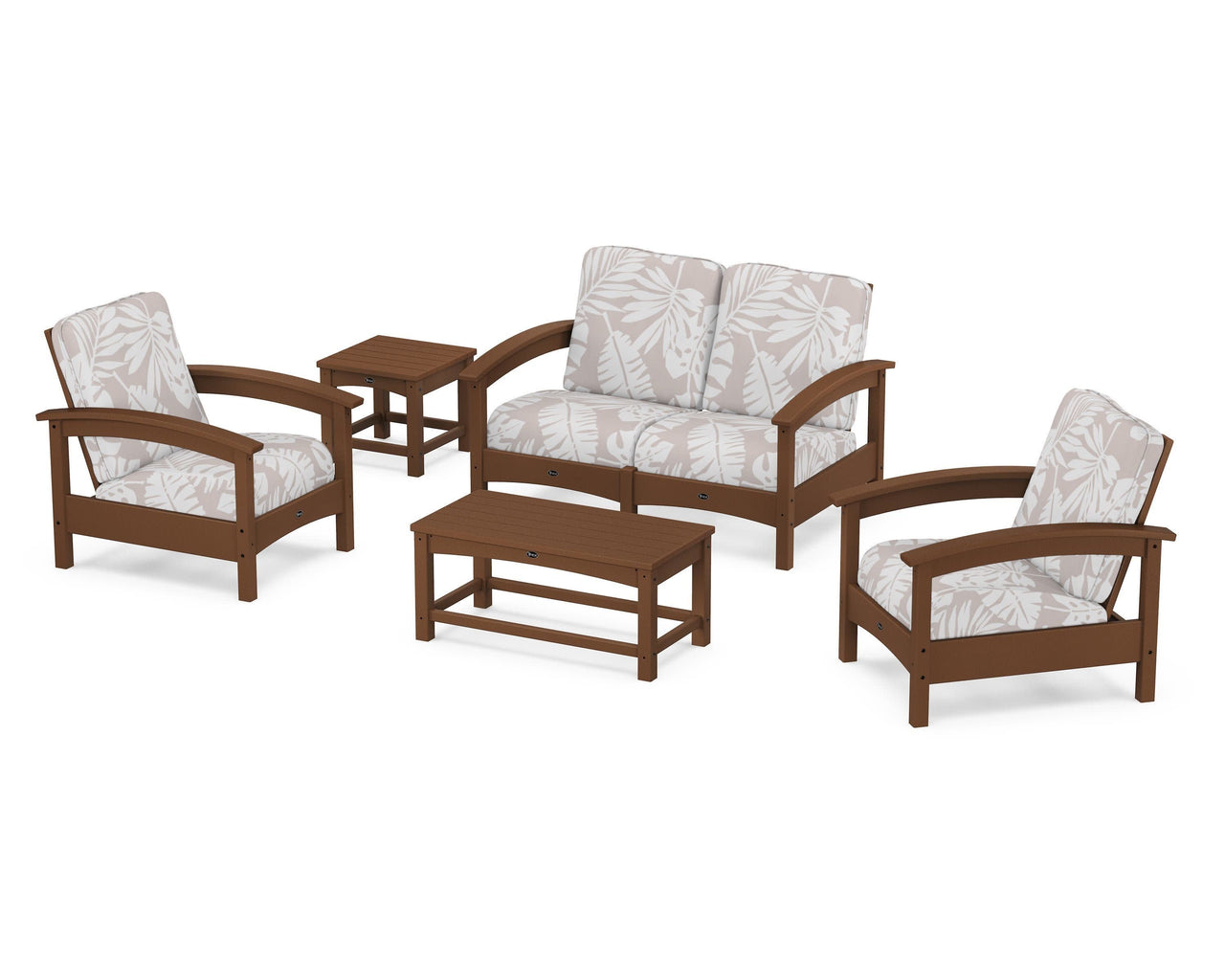 Trex Rockport Club 6-Piece Deep Seating Conversation Set