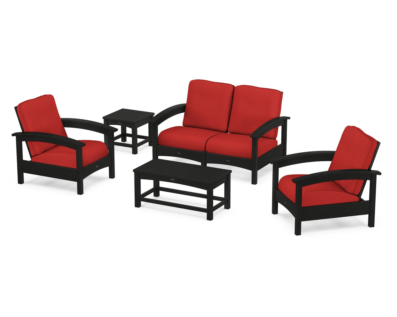 Trex Rockport Club 6-Piece Deep Seating Conversation Set