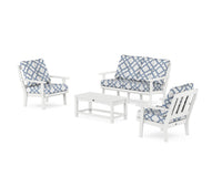 Thumbnail for Trex Cape Cod 4-Piece Deep Seating Set with Loveseat