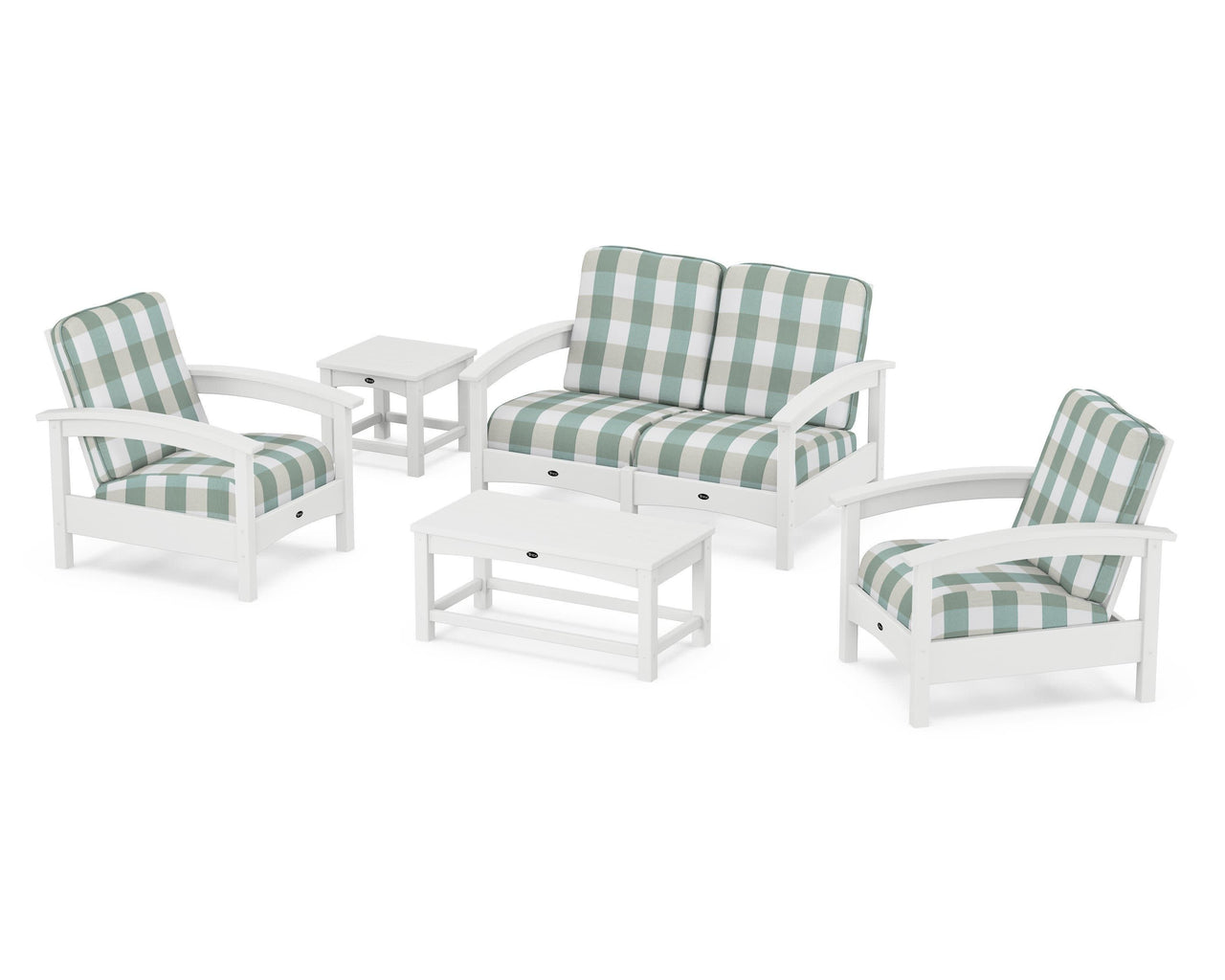 Trex Rockport Club 6-Piece Deep Seating Conversation Set