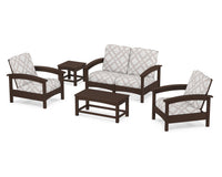 Thumbnail for Trex Rockport Club 6-Piece Deep Seating Conversation Set