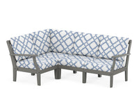 Thumbnail for Trex Yacht Club Modular 4-Piece Deep Seating Set