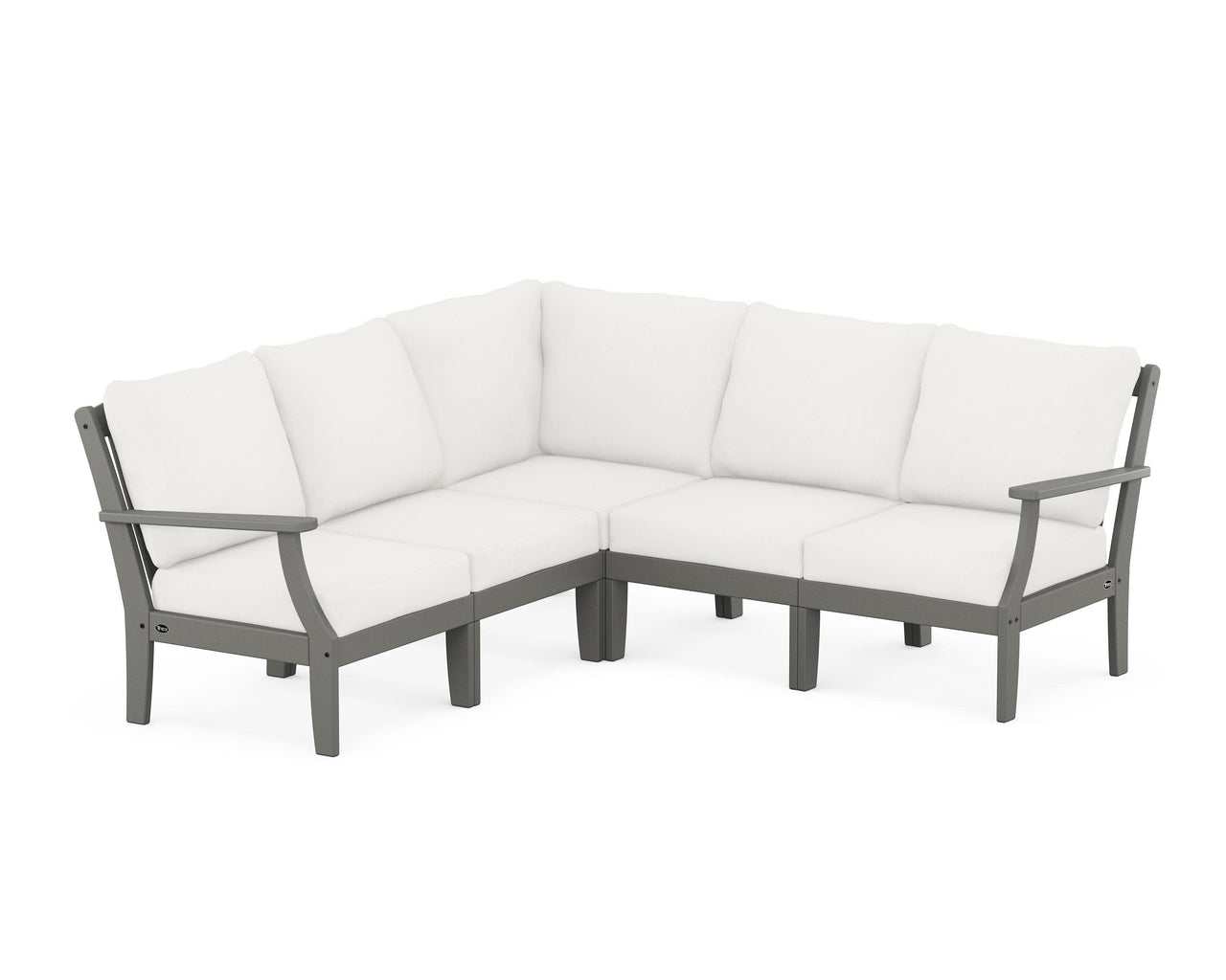 Trex Yacht Club Modular 5-Piece Deep Seating Set - Sand Castle