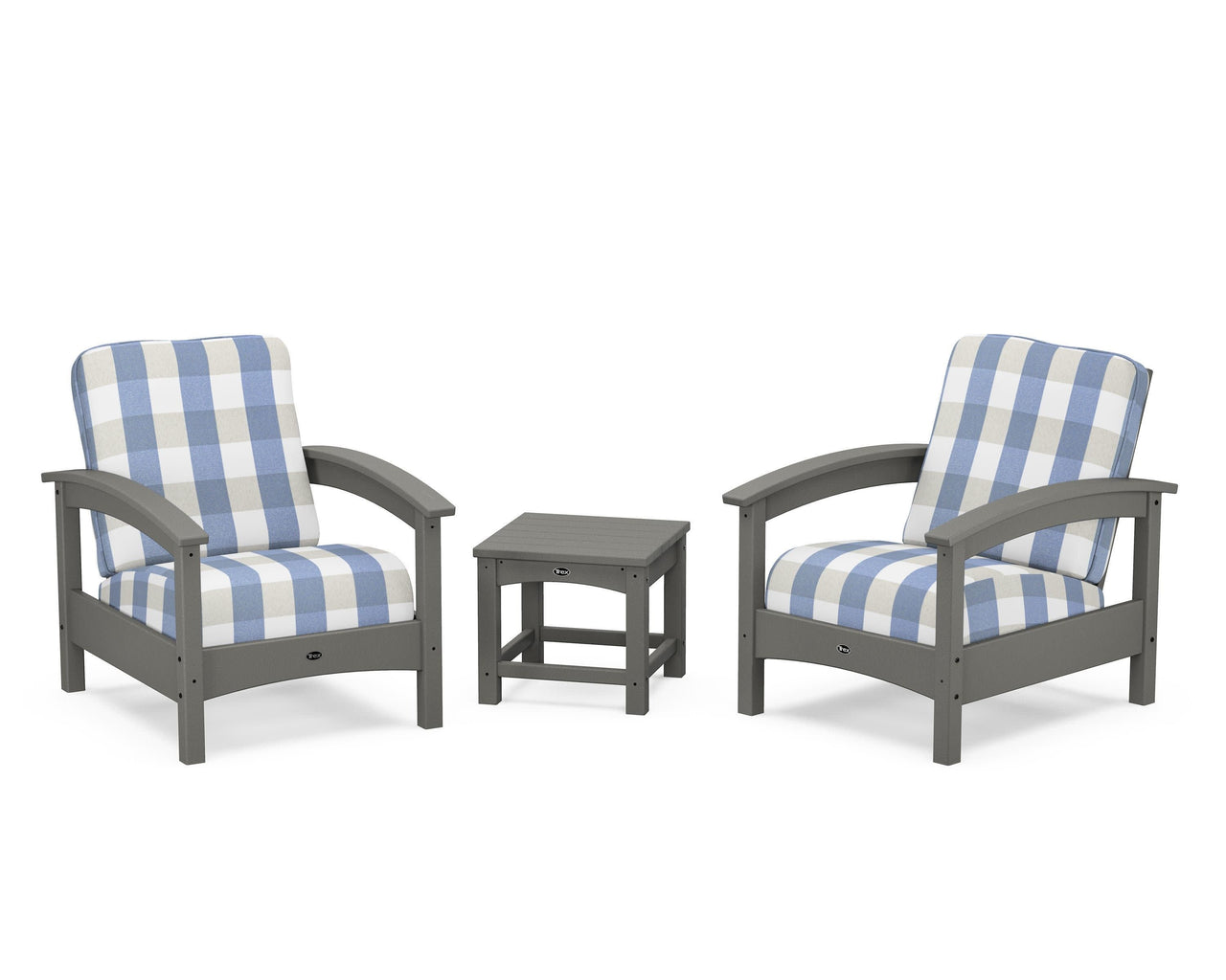 Trex Rockport Club 3-Piece Deep Seating Conversation Set