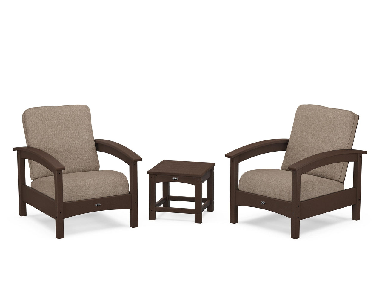 Trex Rockport Club 3-Piece Deep Seating Conversation Set