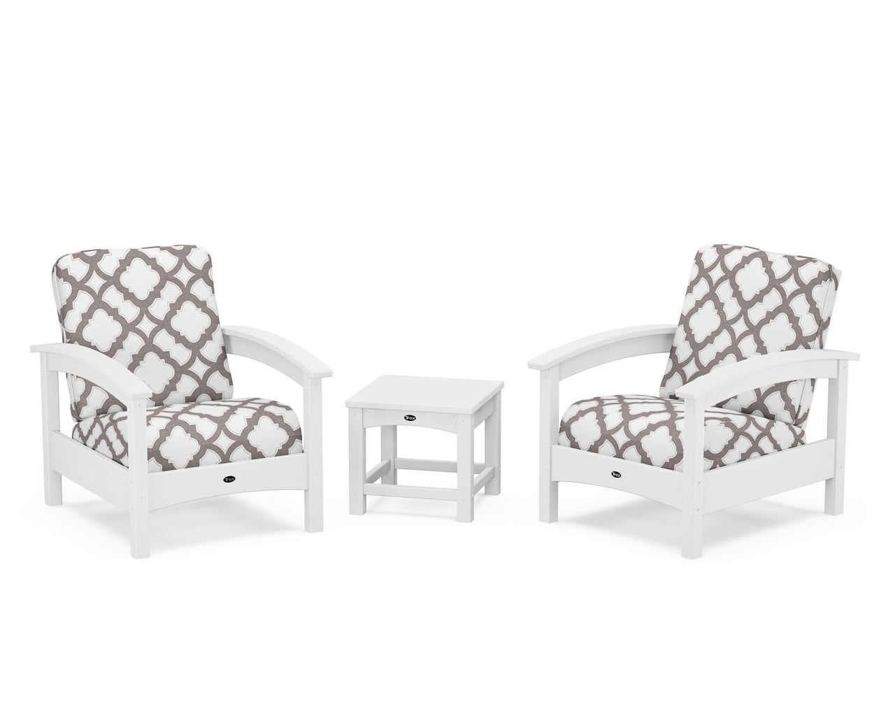 Trex Rockport Club 3-Piece Deep Seating Conversation Set