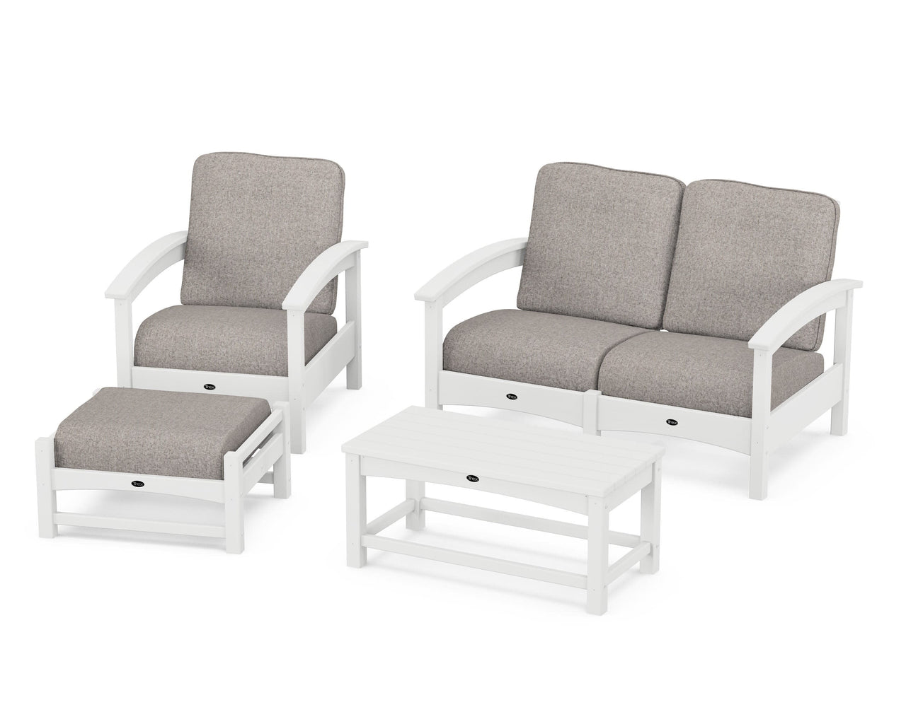 Trex Rockport 4-Piece Deep Seating Conversation Group