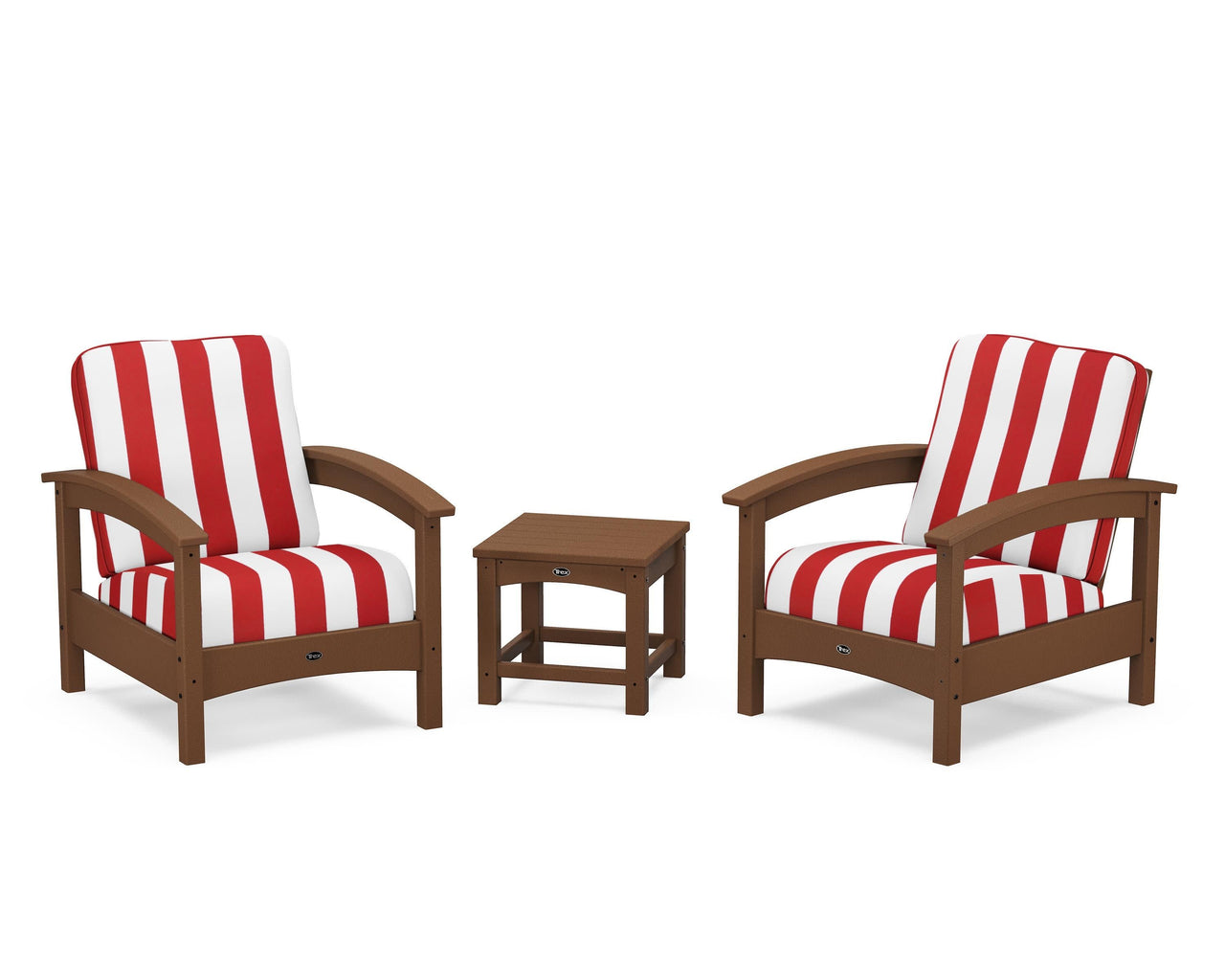 Trex Rockport Club 3-Piece Deep Seating Conversation Set