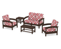 Thumbnail for Trex Rockport Club 6-Piece Deep Seating Conversation Set