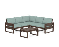 Thumbnail for Trex Eastport 6-Piece Deep Seating Sectional + Coffee Table Set