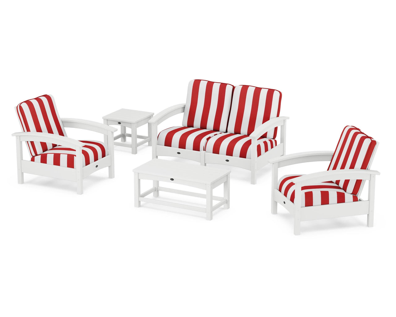 Trex Rockport Club 6-Piece Deep Seating Conversation Set