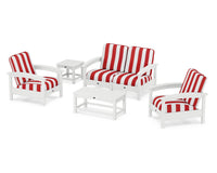 Thumbnail for Trex Rockport Club 6-Piece Deep Seating Conversation Set
