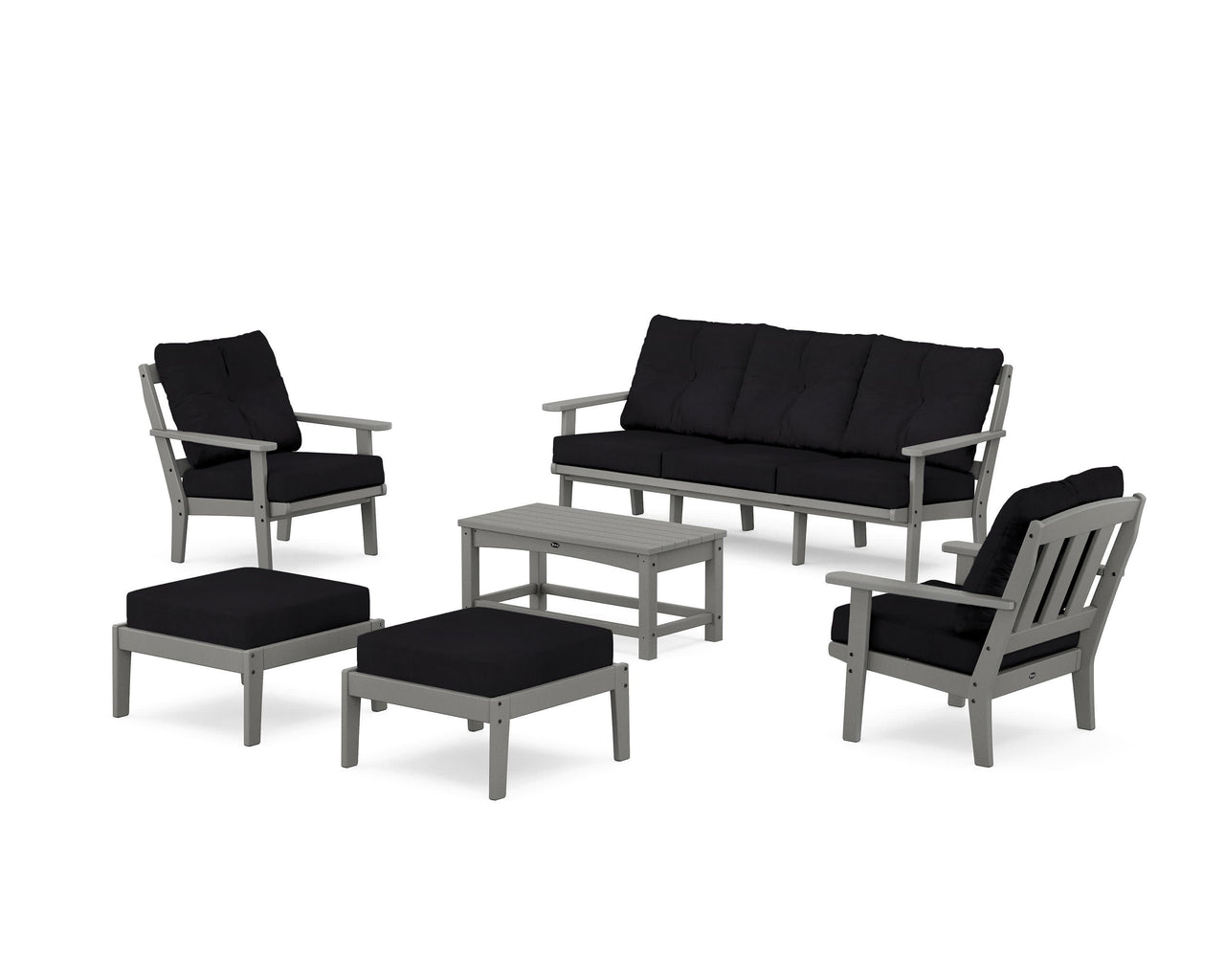 Trex Cape Cod 6-Piece Lounge Sofa Set