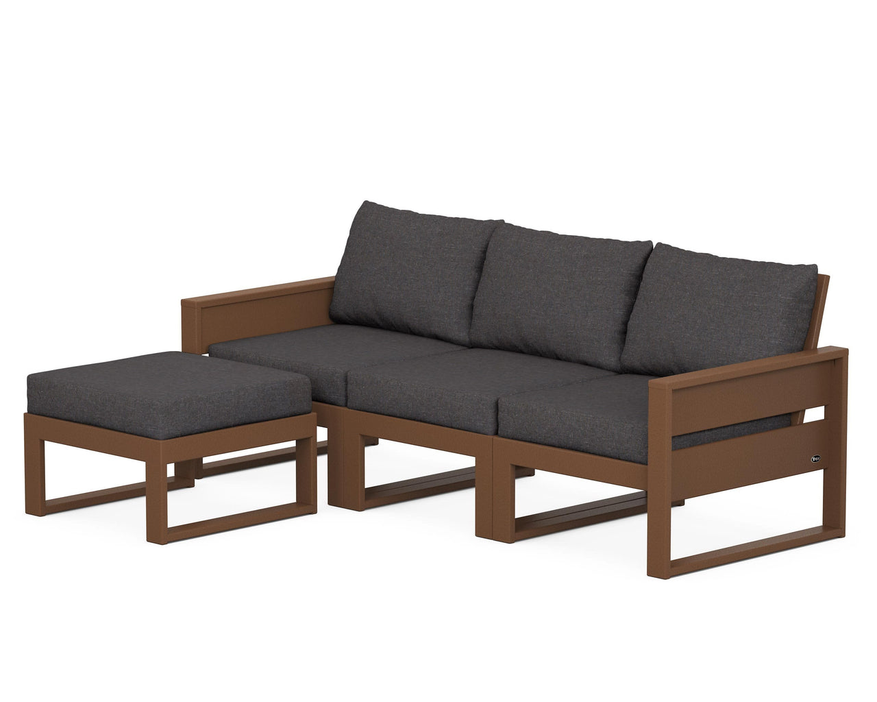 Trex Eastport 4- Piece Sectional with Ottoman