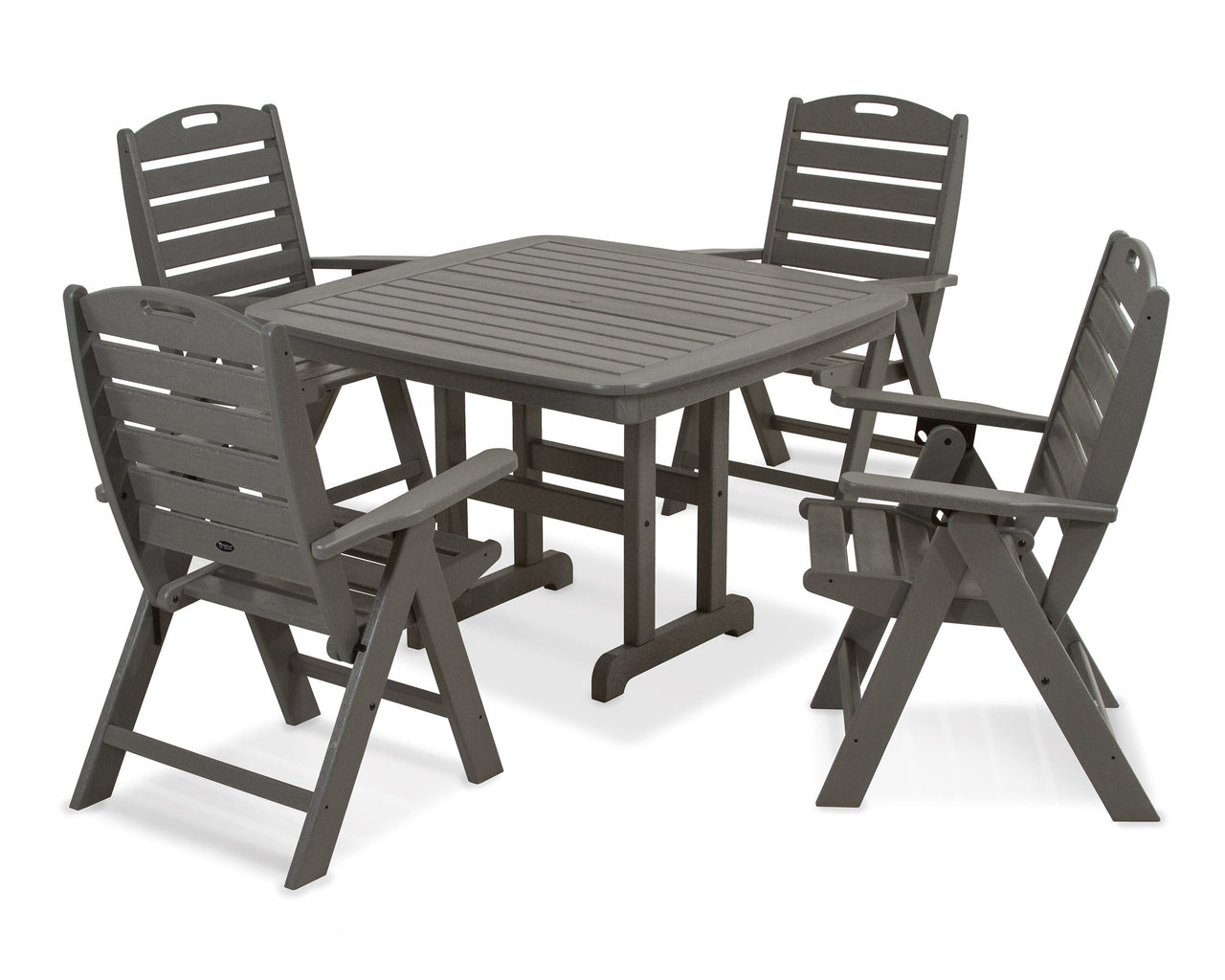 Trex Yacht Club Highback 5-Piece Dining Set