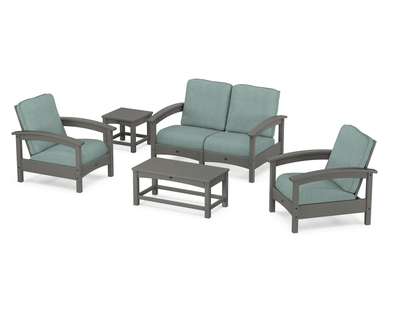 Trex Rockport Club 6-Piece Deep Seating Conversation Set
