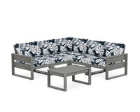 Thumbnail for Trex Eastport 6-Piece Deep Seating Sectional + Coffee Table Set