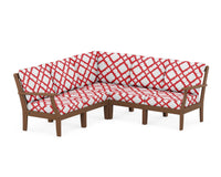 Thumbnail for Trex Yacht Club Modular 5-Piece Deep Seating Set
