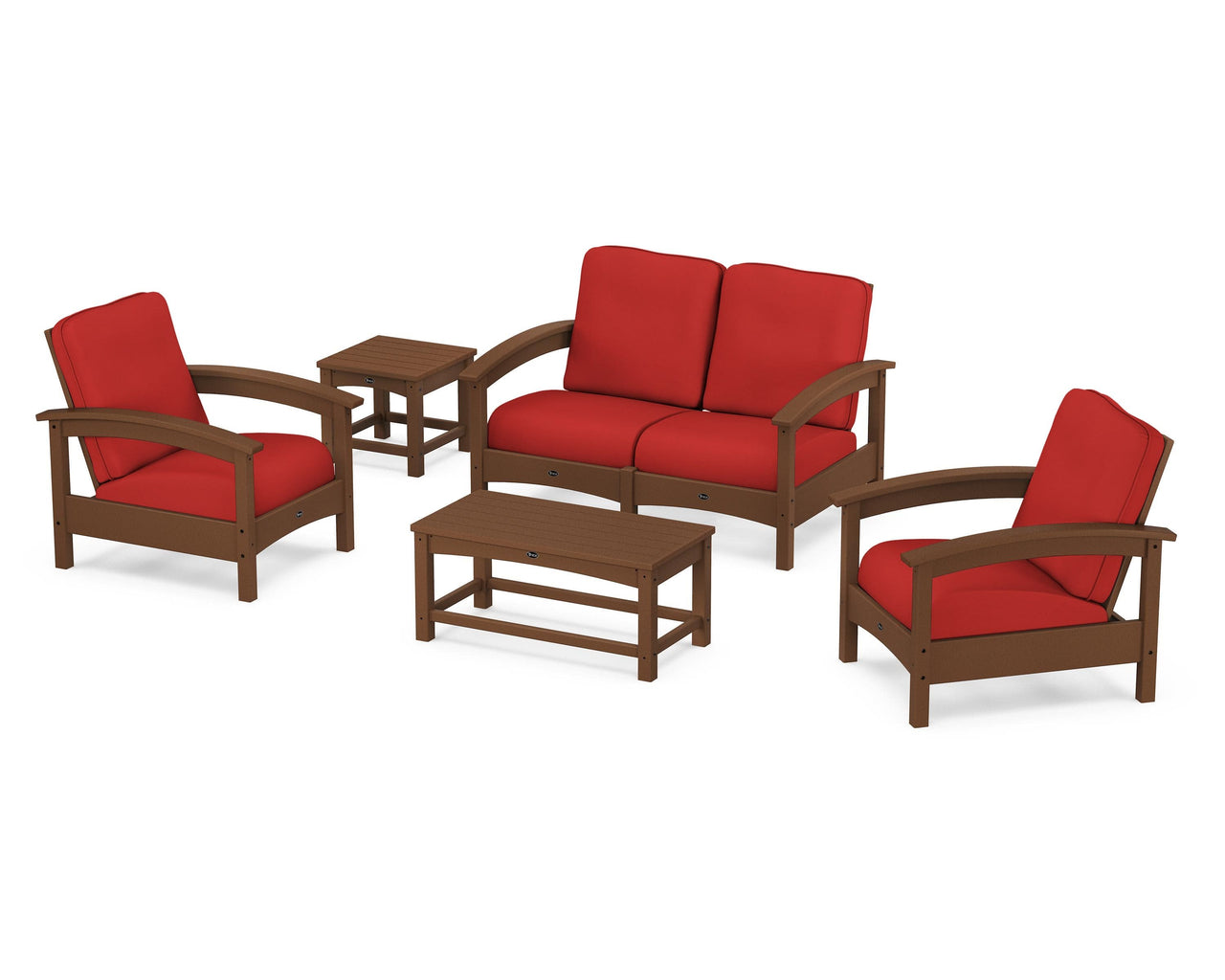 Trex Rockport Club 6-Piece Deep Seating Conversation Set