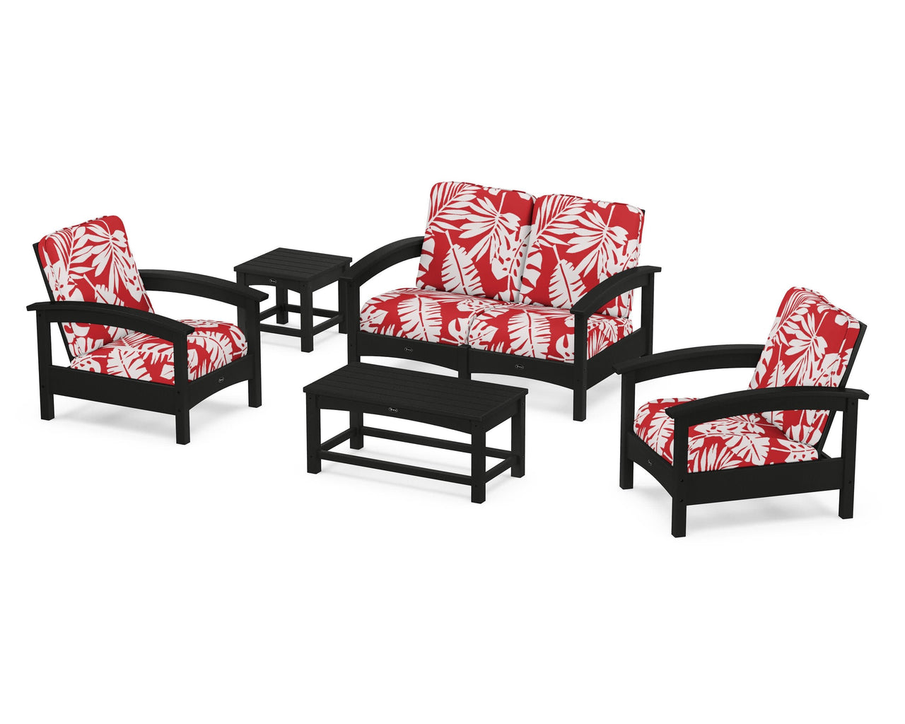 Trex Rockport Club 6-Piece Deep Seating Conversation Set