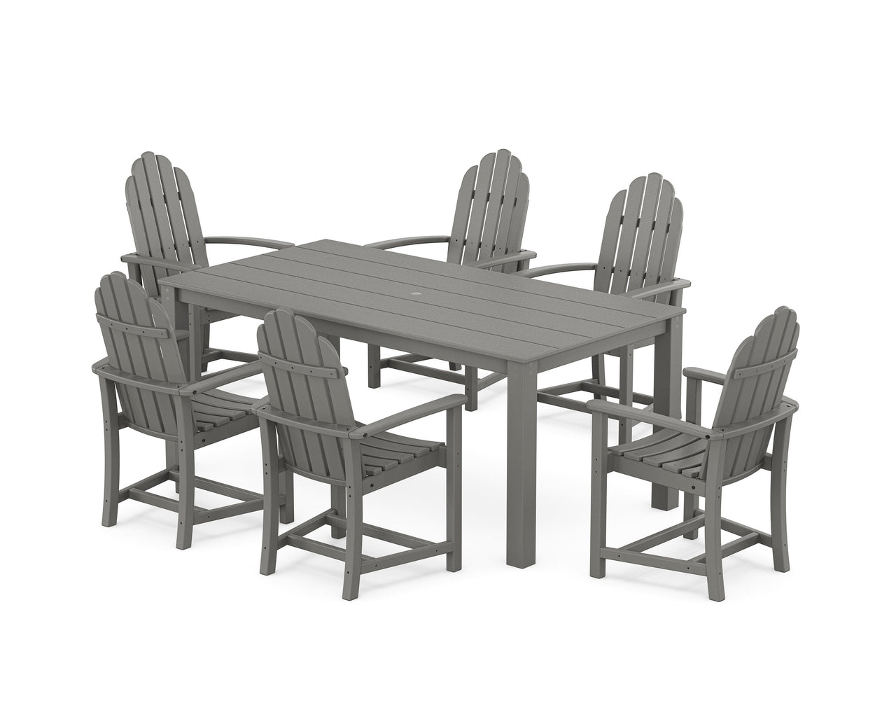 Trex Cape Cod Adirondack 7-Piece Parsons Dining Set
