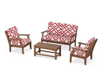 Thumbnail for Trex Yacht Club 4-Piece Deep Seating Chair Set