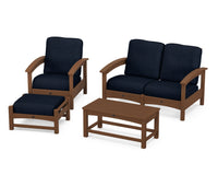 Thumbnail for Trex Rockport 4-Piece Deep Seating Conversation Group
