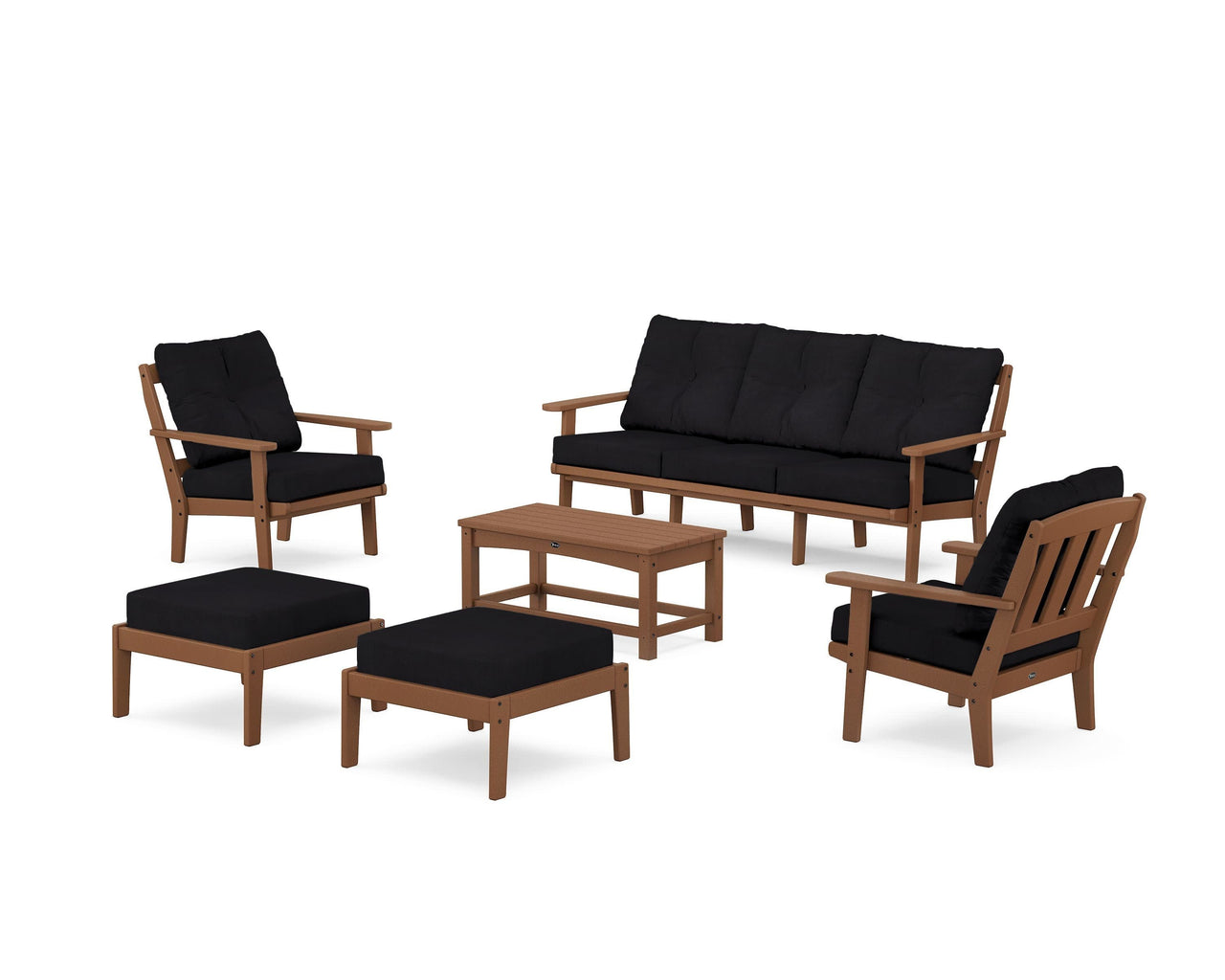 Trex Cape Cod 6-Piece Lounge Sofa Set