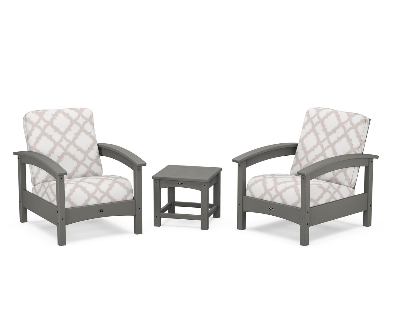 Trex Rockport Club 3-Piece Deep Seating Conversation Set