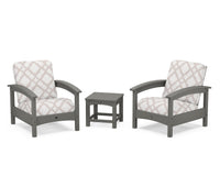 Thumbnail for Trex Rockport Club 3-Piece Deep Seating Conversation Set