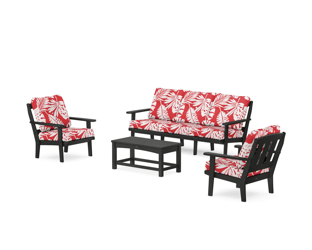 Trex Cape Cod 4-Piece Deep Seating Set with Sofa
