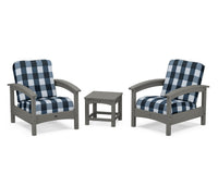 Thumbnail for Trex Rockport Club 3-Piece Deep Seating Conversation Set