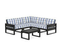 Thumbnail for Trex Eastport 6-Piece Deep Seating Sectional + Coffee Table Set