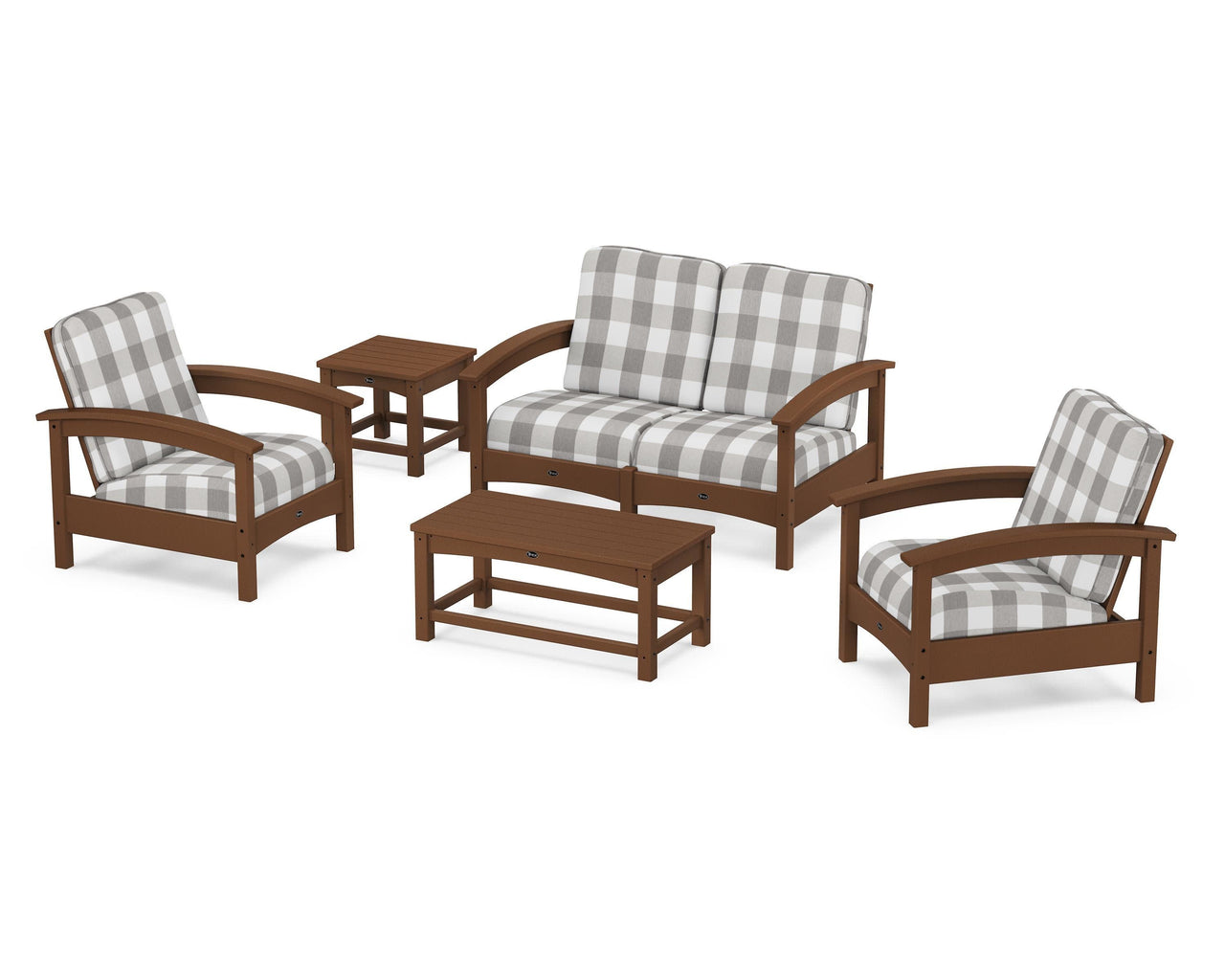 Trex Rockport Club 6-Piece Deep Seating Conversation Set