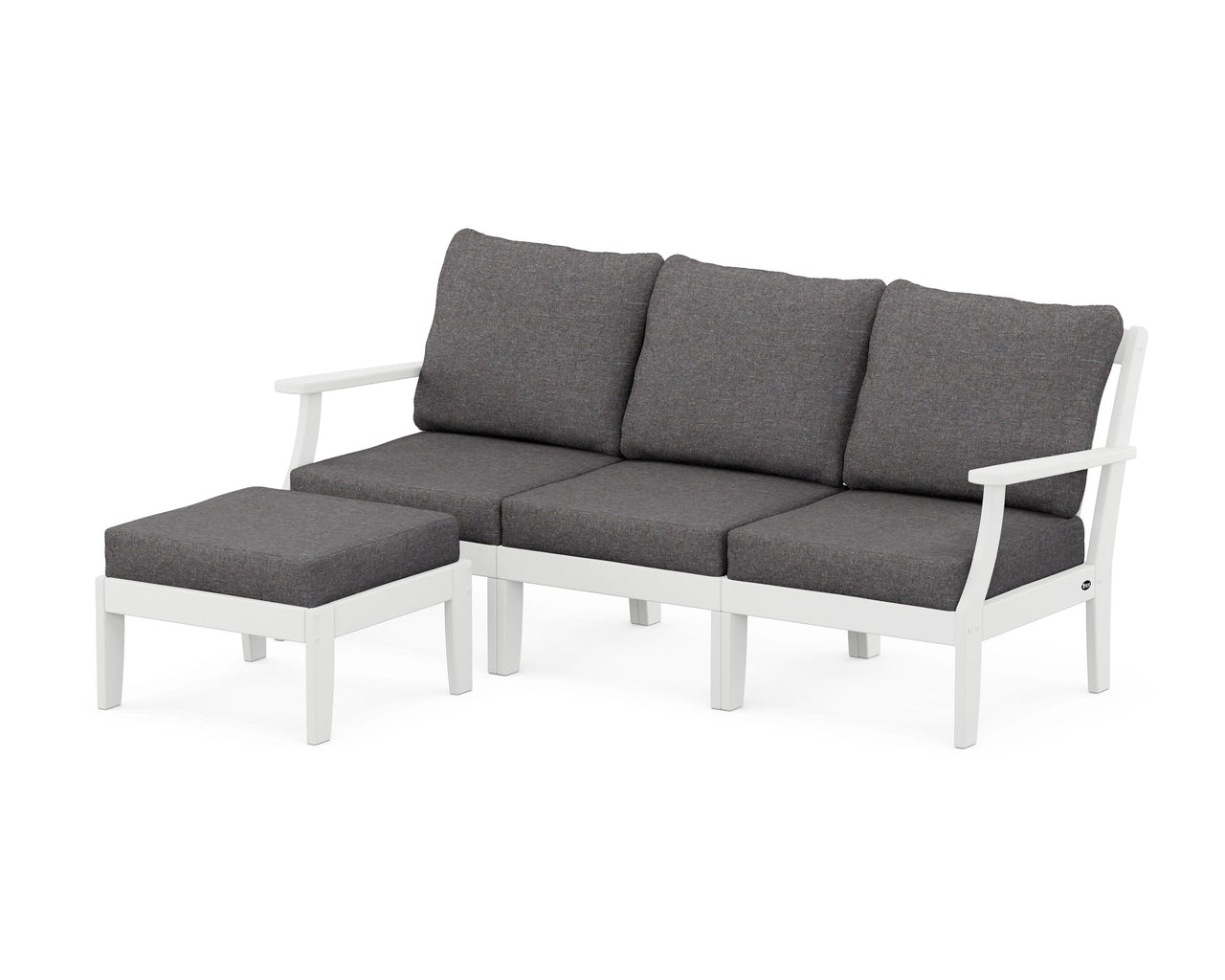 Trex Yacht Club Modular 4-Piece Deep Seating Set with Ottoman