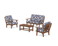 Thumbnail for Trex Cape Cod 4-Piece Deep Seating Set with Loveseat