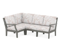 Thumbnail for Trex Yacht Club Modular 4-Piece Deep Seating Set