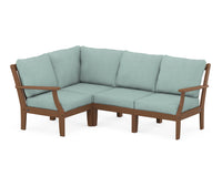 Thumbnail for Trex Yacht Club Modular 4-Piece Deep Seating Set