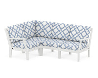 Thumbnail for Trex Yacht Club Modular 4-Piece Deep Seating Set