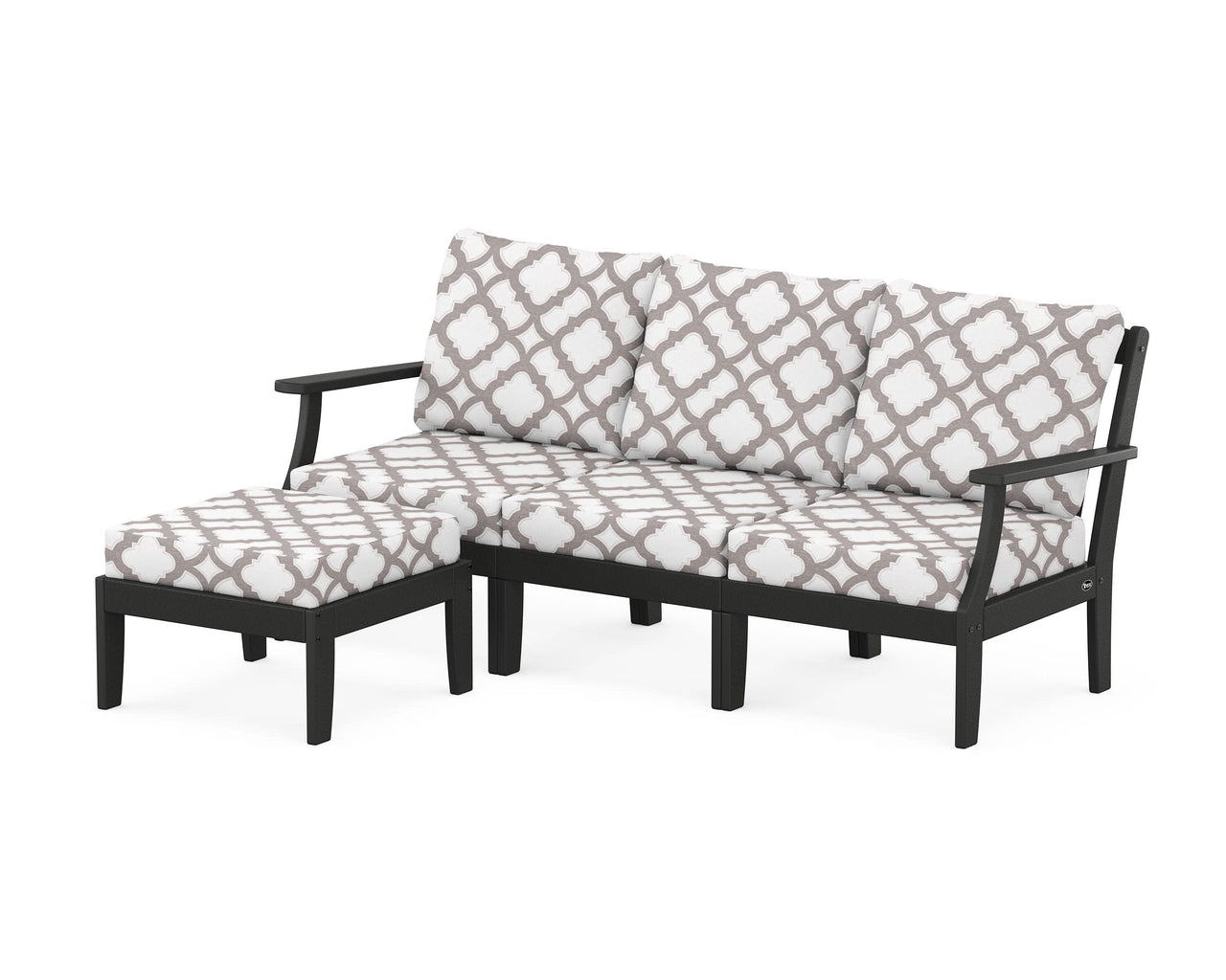 Trex Yacht Club Modular 4-Piece Deep Seating Set with Ottoman