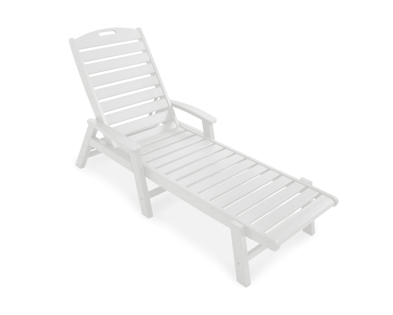 Trex Yacht Club Chaise with Arms - Stackable