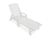 Thumbnail for Trex Yacht Club Chaise with Arms - Stackable