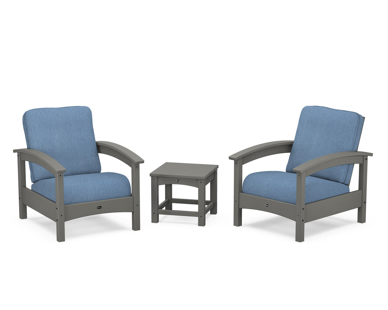 Trex Rockport Club 3-Piece Deep Seating Conversation Set
